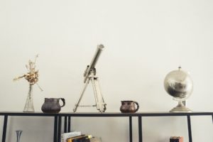telescope on table
