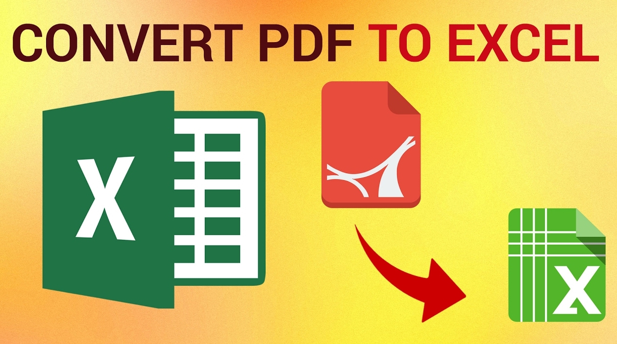 How to Convert PDF to Excel